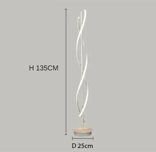 Luminaire Spirale – Lampes d'Angle de Luxe