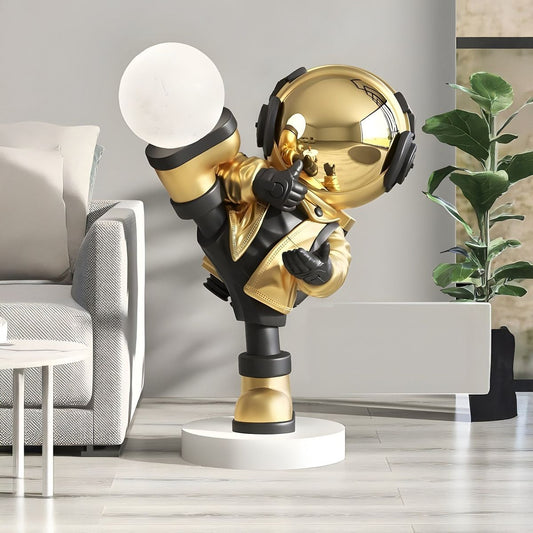Lampe Astronaute Équilibrant la Lune