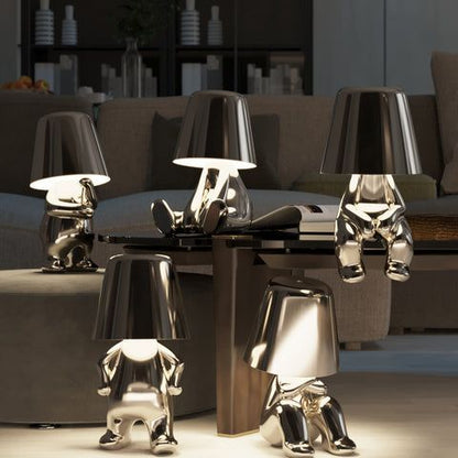 Penseurs Argentés – Collection de Lampes