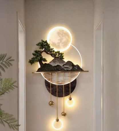 Jardin Lunaire – Lampe Murale Artistique