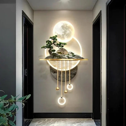 Jardin Lunaire – Lampe Murale Artistique