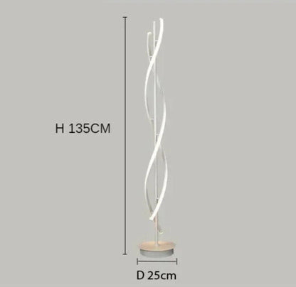 Luminaire Spirale – Lampes d'Angle de Luxe