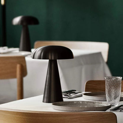 Lampe de nuit LED style rétro champignon