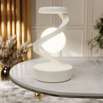 Lampe boule flottante rotative