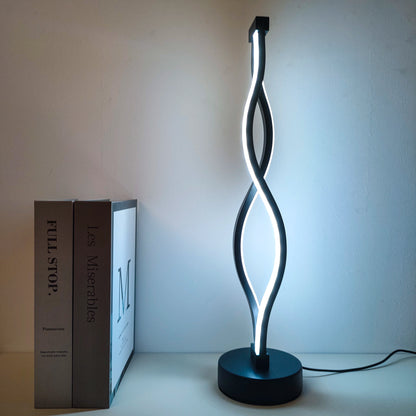 Lampe de chevet spirale