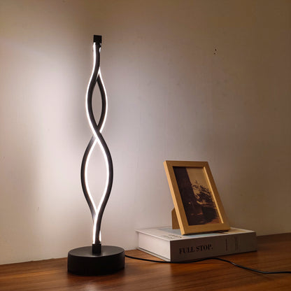 Lampe de chevet spirale