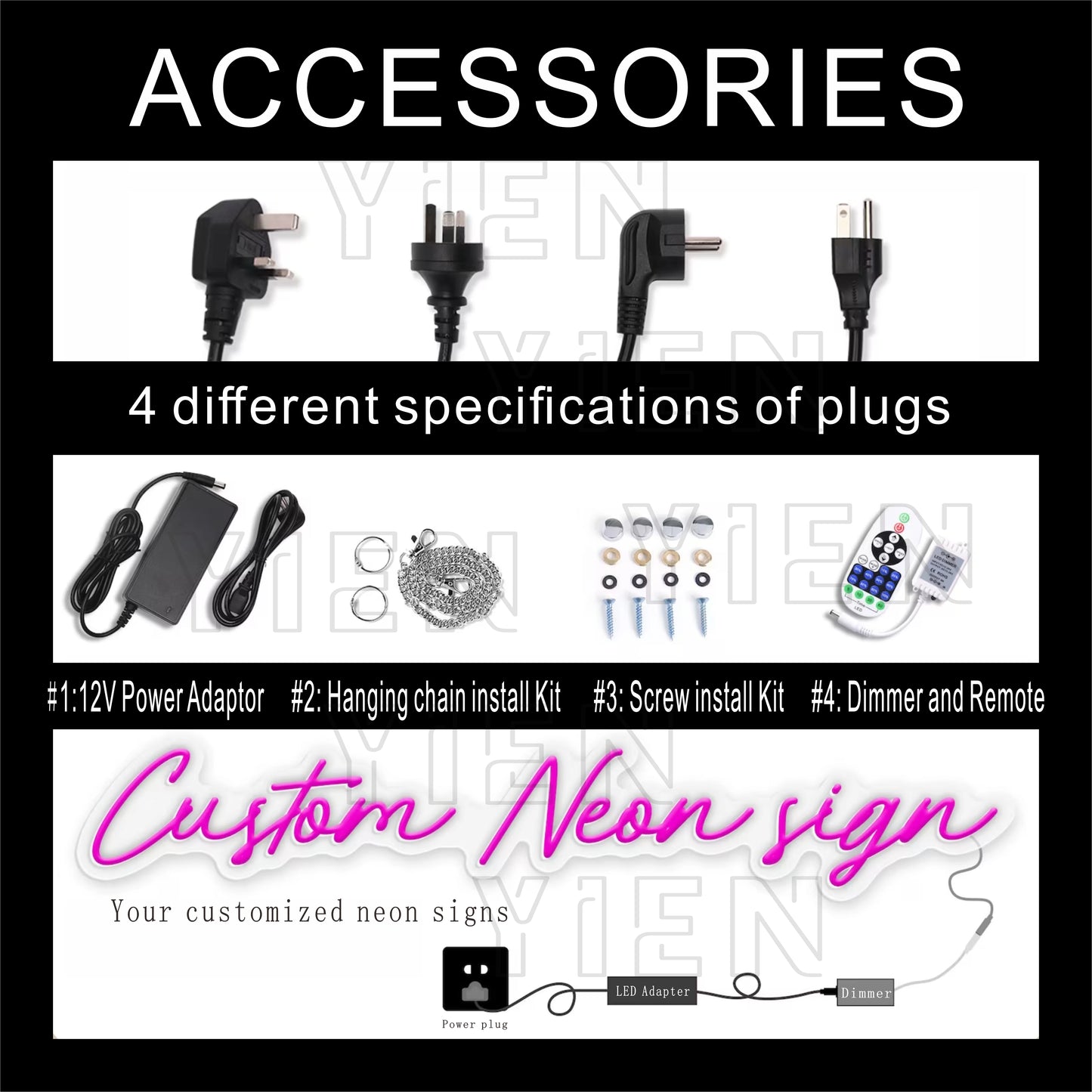 Enseigne Néon Astronaute Personnalisée