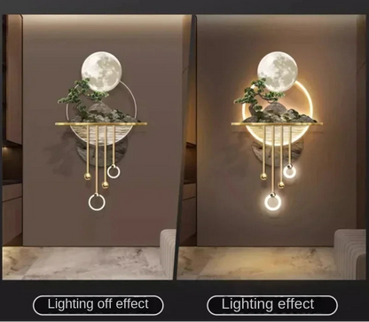 Jardin Lunaire – Lampe Murale Artistique