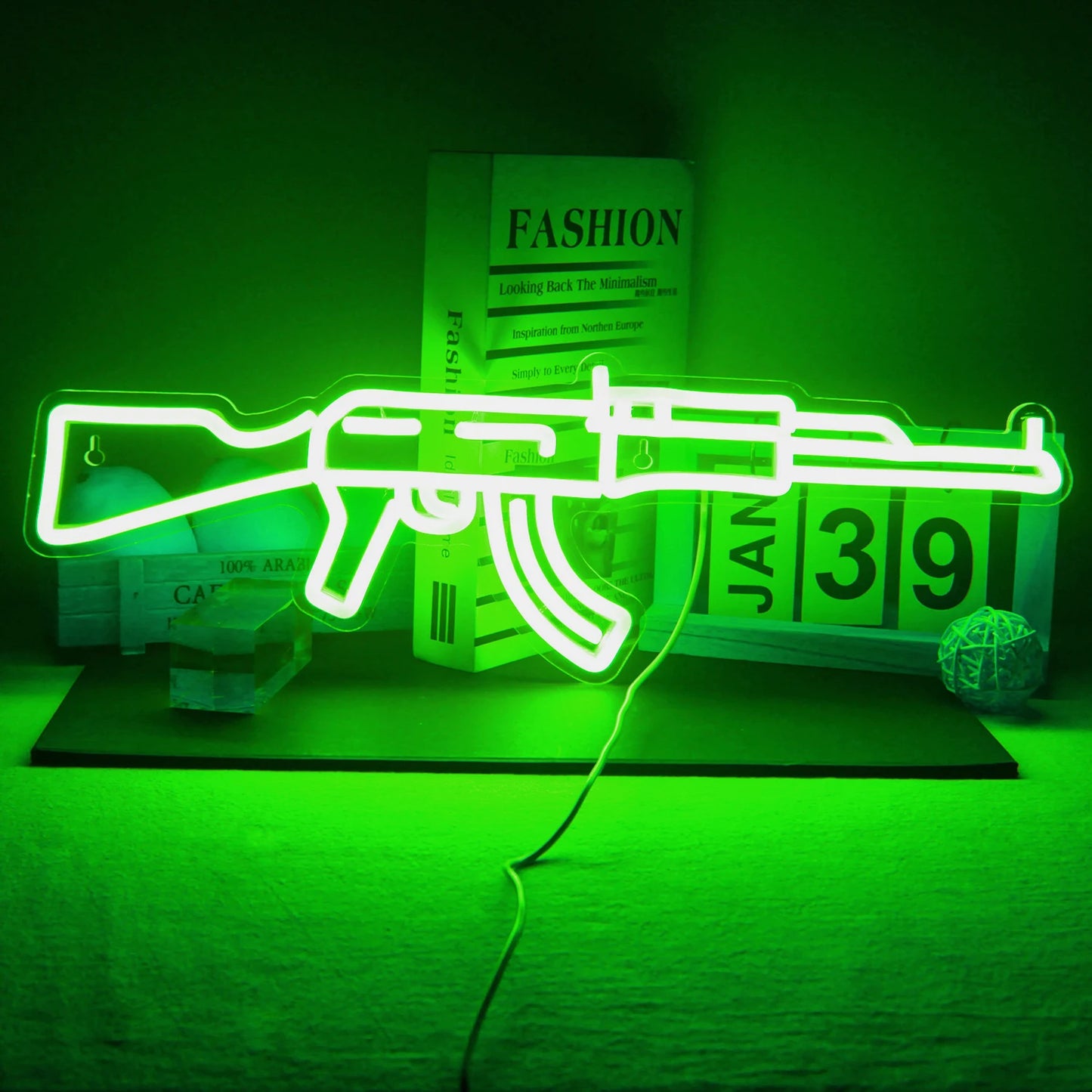 PLAQUE NÉON LED – AK-47