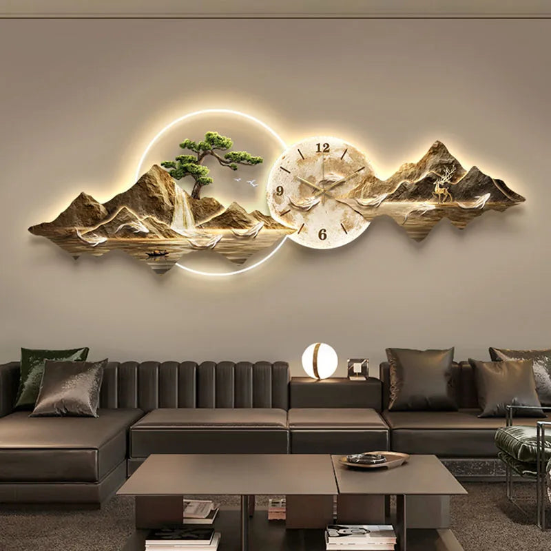 Horloges murales à LED