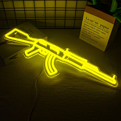 PLAQUE NÉON LED – AK-47
