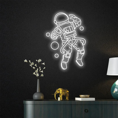 Enseigne Néon Astronaute Personnalisée