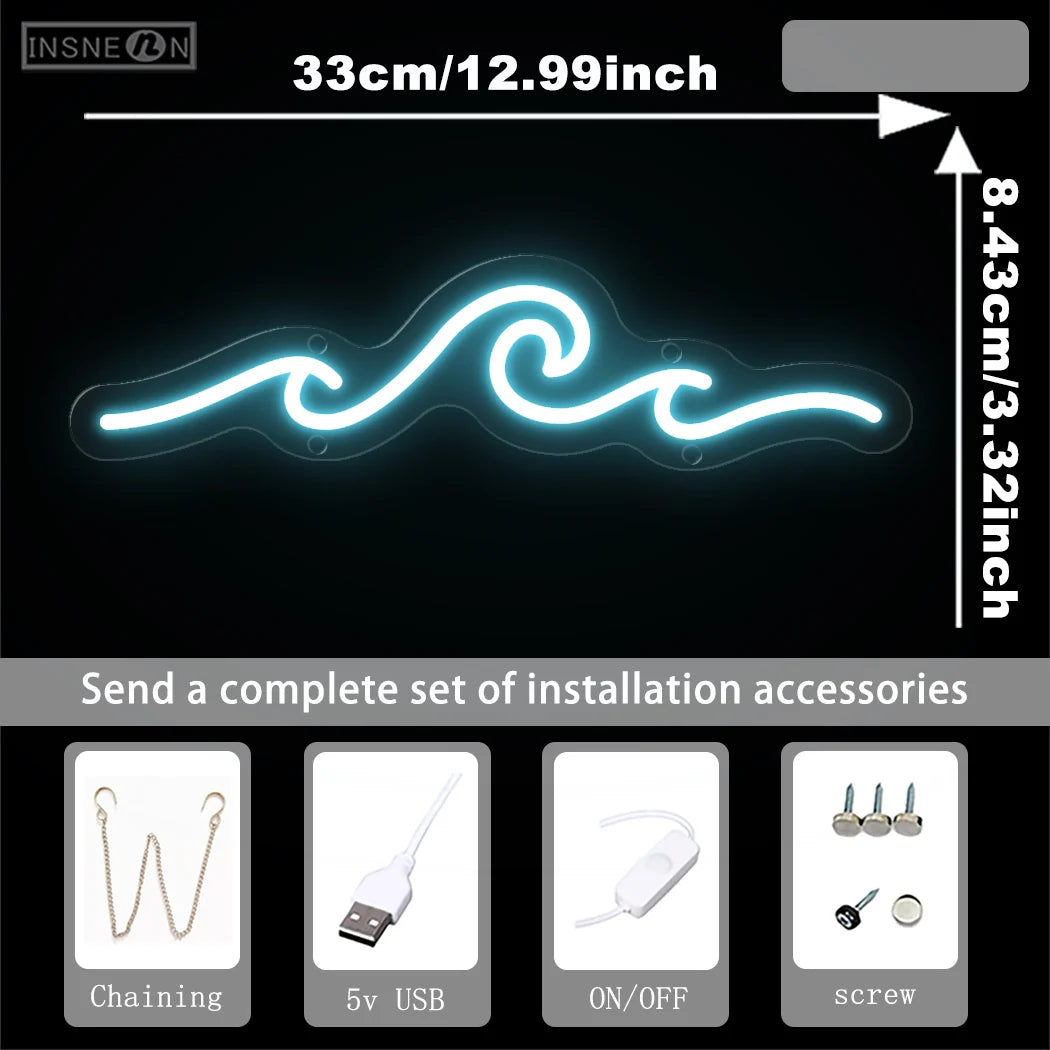 ENSEIGNE NÉON LED WAVE