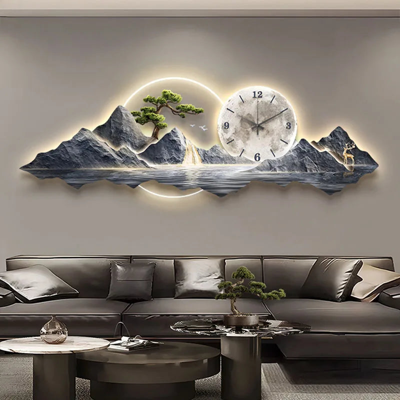 Horloges murales à LED