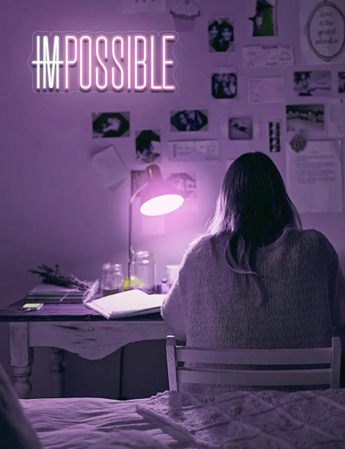 ENSEIGNE NÉON LED I'M POSSIBLE