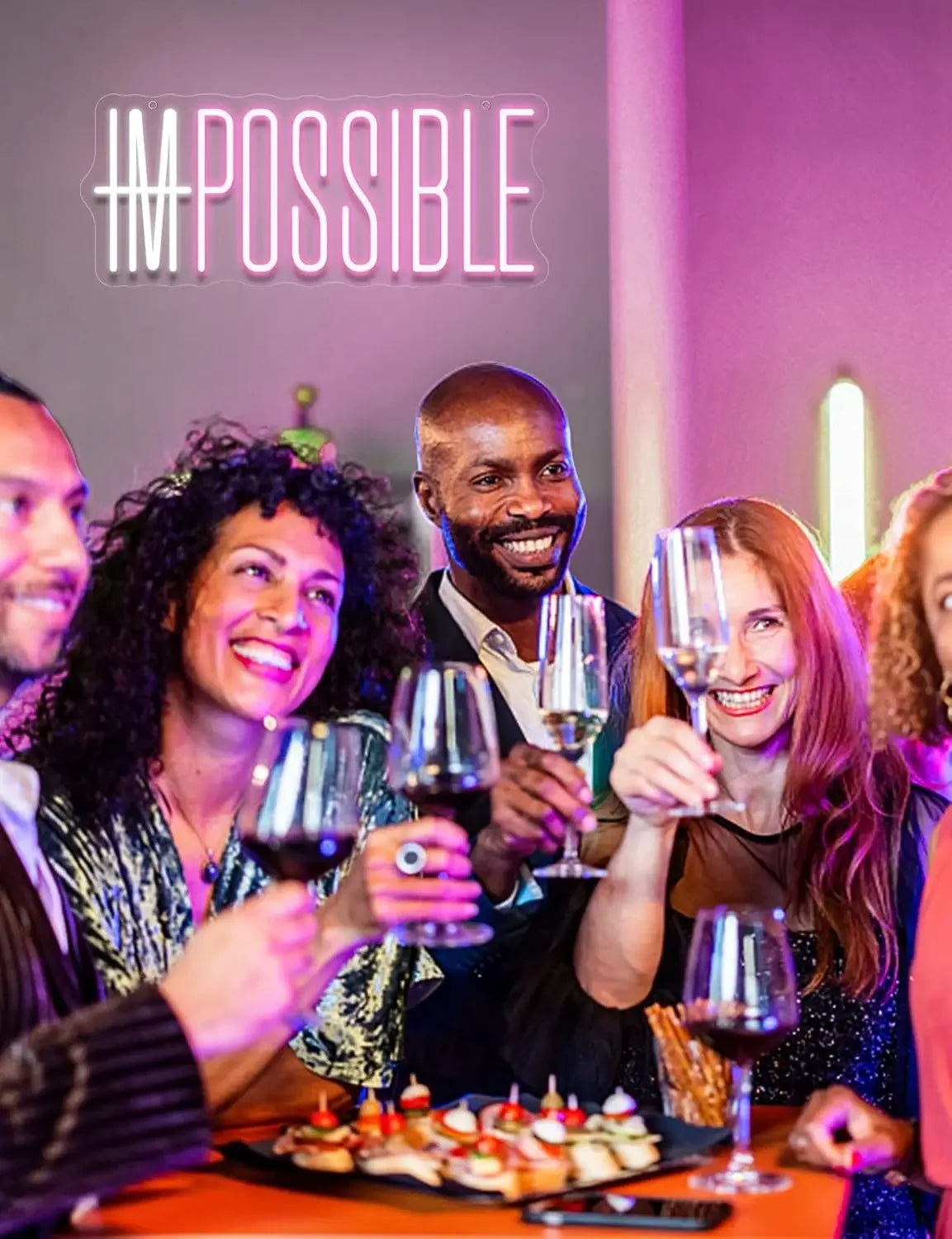 ENSEIGNE NÉON LED I'M POSSIBLE