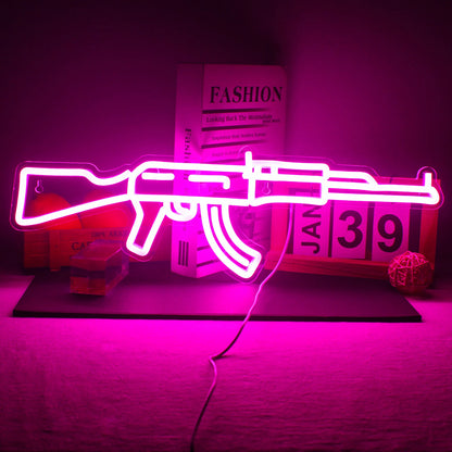 PLAQUE NÉON LED – AK-47