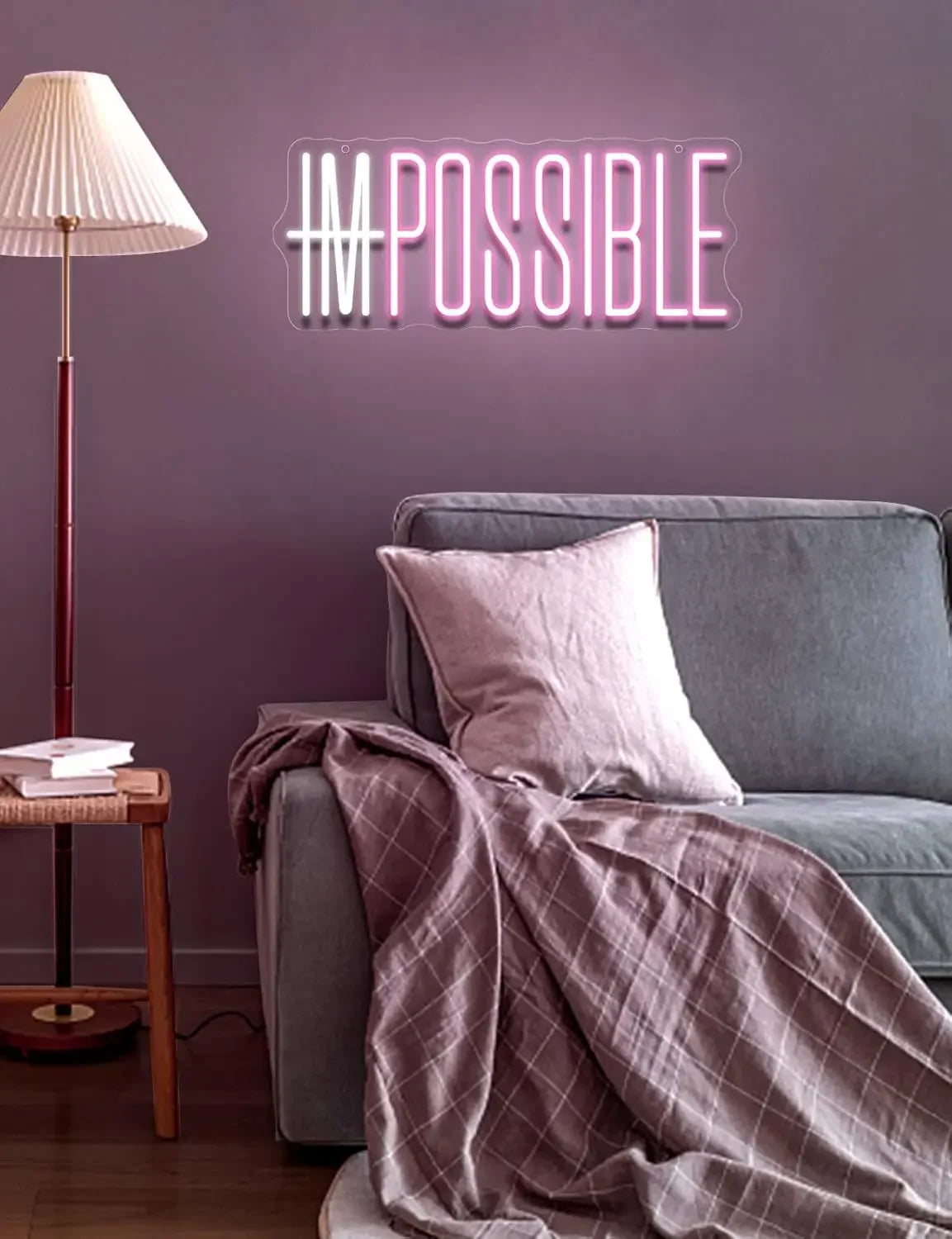 ENSEIGNE NÉON LED I'M POSSIBLE