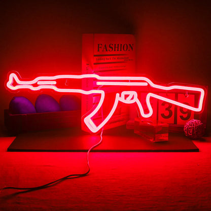 PLAQUE NÉON LED – AK-47