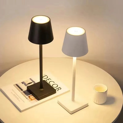 Lampe de Table LED Rechargeable — Commande Tactile, 3 Niveaux de Luminosité