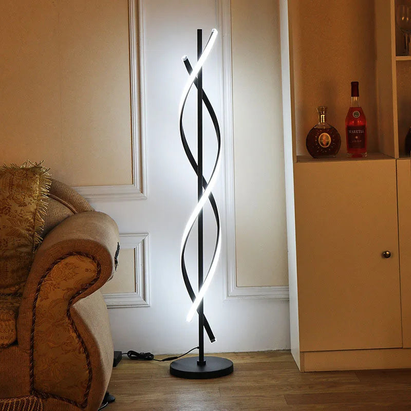 Luminaire Spirale – Lampes d'Angle de Luxe