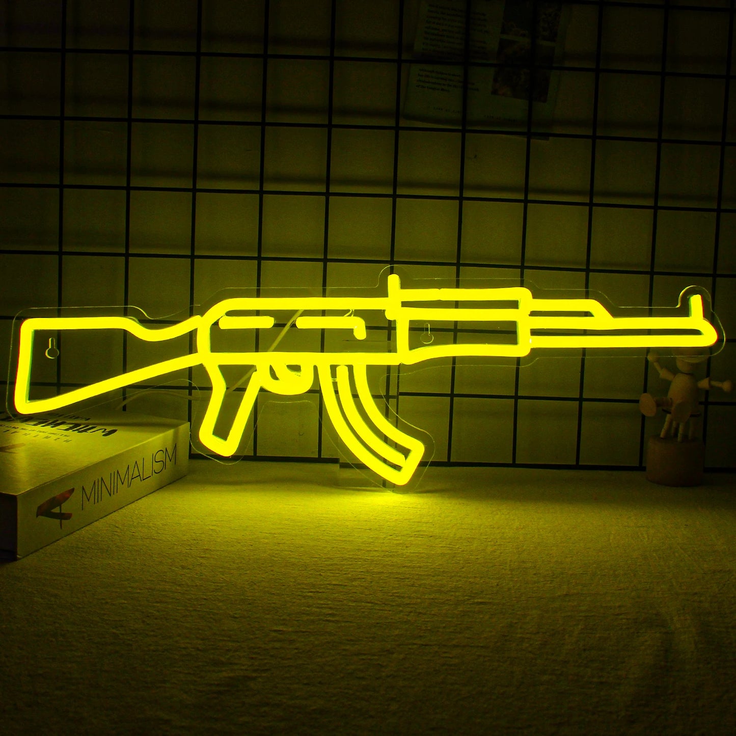 PLAQUE NÉON LED – AK-47
