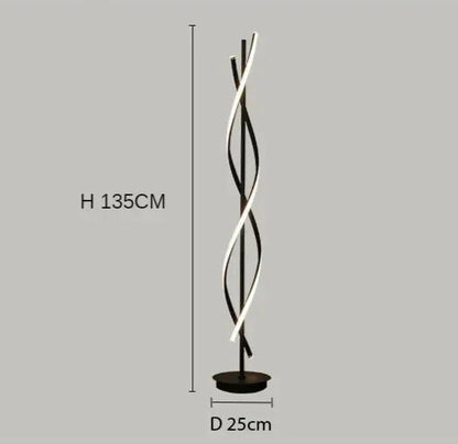 Luminaire Spirale – Lampes d'Angle de Luxe