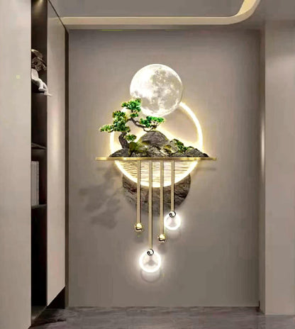 Jardin Lunaire – Lampe Murale Artistique